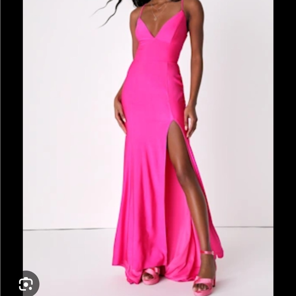 B Darlin Vibrant Red Maxi Dress